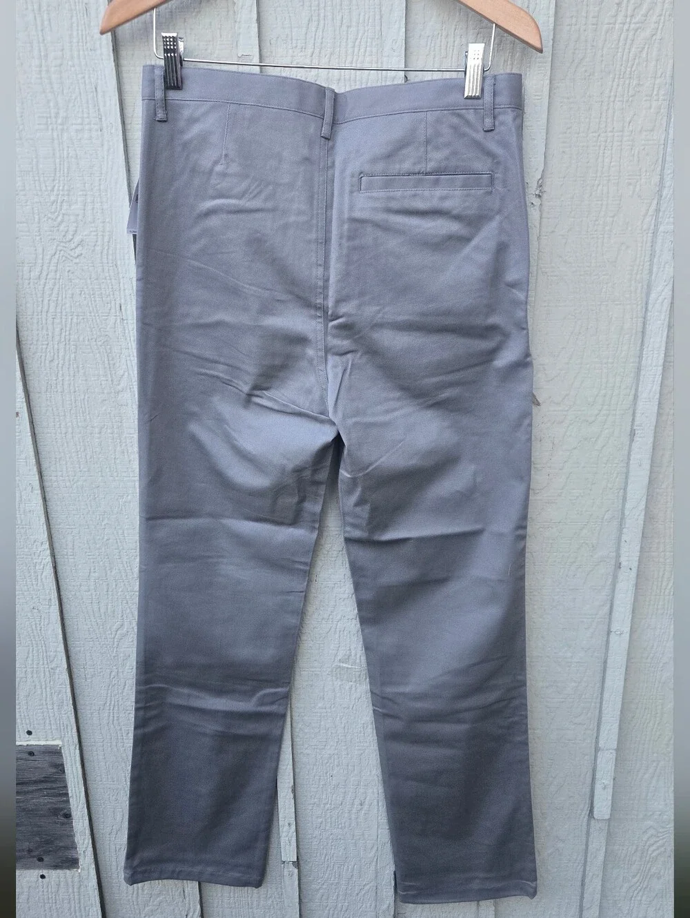 NWT Old Navy Boys Size 18 Gray Built-In Flex Straight Pants Utility Uniform